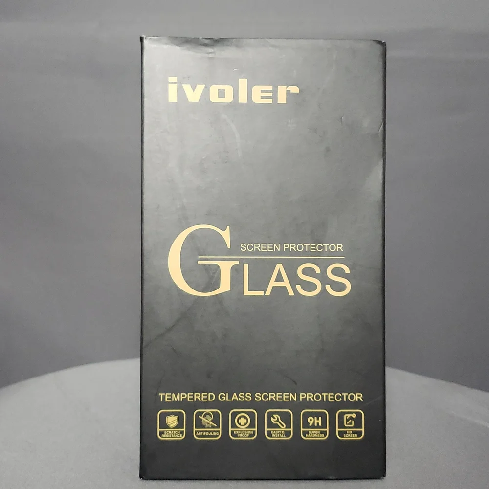 NWT iVoler Google Pixel 4a Black Carbon Design W/3 Glass screen protectors - Picture 2 of 4